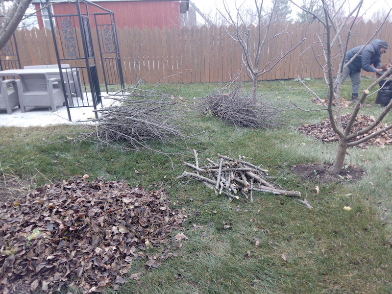 Обслуживание территории